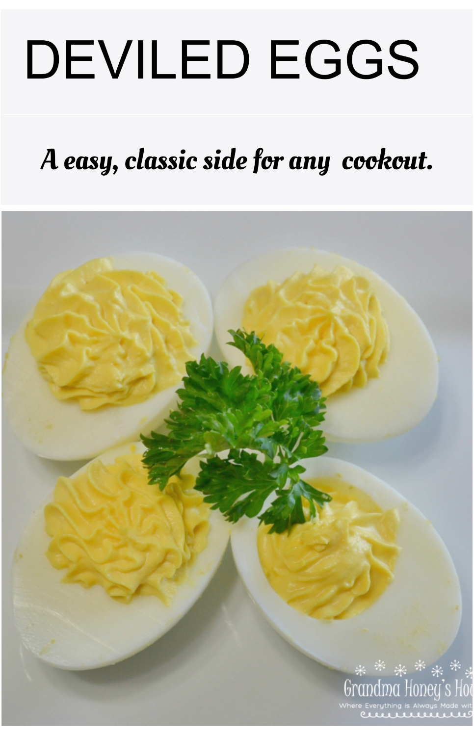 Basic Deviled Eggs are a classic side dish that never goes out of style. This simple, old-fashioned recipe has been a favorite in my family for years, made with creamy yolks, mayonnaise, mustard, and just the right touch of seasoning.