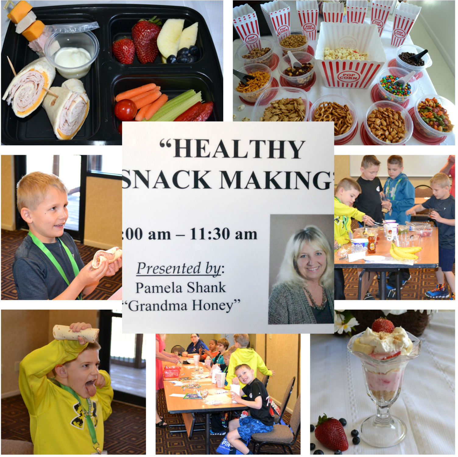 Healthy Snack Workshop for kids that presented at the WV State PTA Convention.