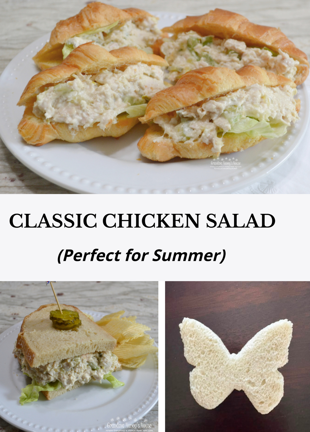 This old-fashioned chicken salad is creamy, slightly sweet, and perfect for sandwiches. Made with rotisserie chicken and simple ingredients, it’s an easy summer lunch favorite.